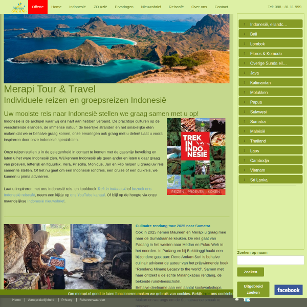merapi.nl website