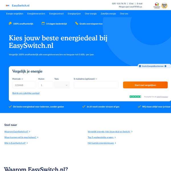 easyswitch.nl website