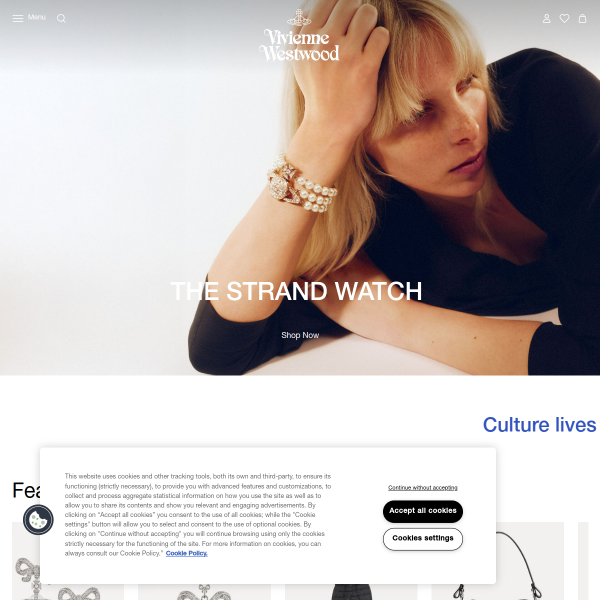 viviennewestwood.com website