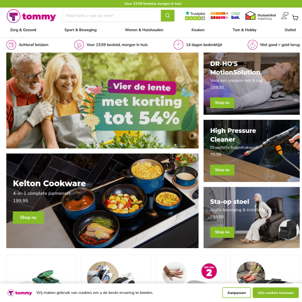 tommyteleshopping.com website