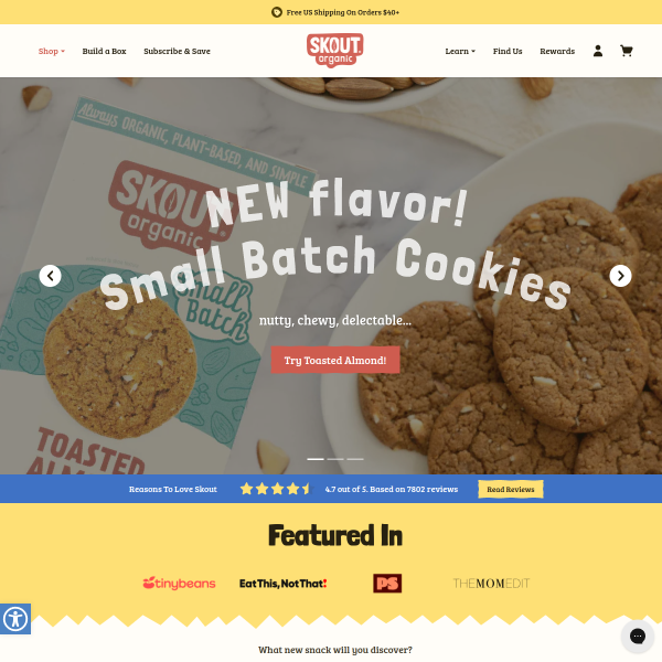 skoutorganic.com website