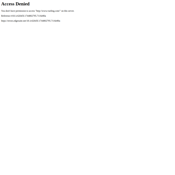 Vueling website