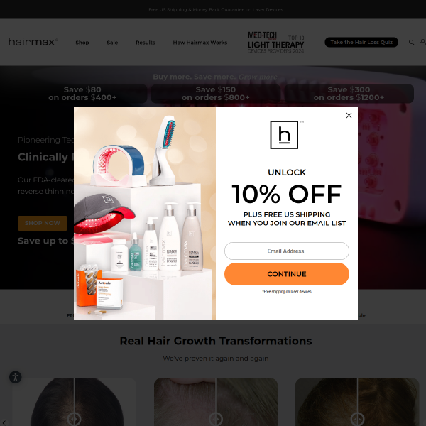 hairmax website