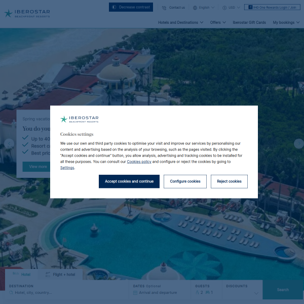 iberostar website