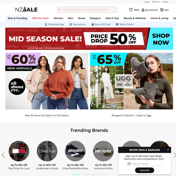 nzsale.co.nz website
