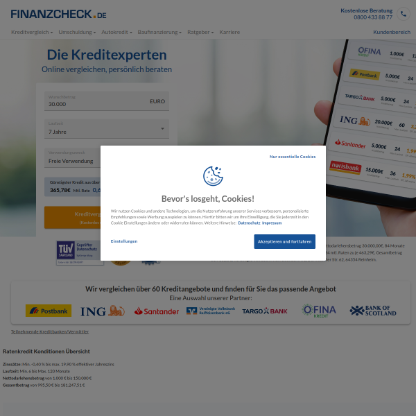 finanzcheck.de website